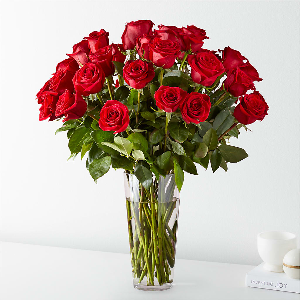 Long Stem Red Rose Bouquet – ROCKY'S FLOWERS, West Terre Haute IN