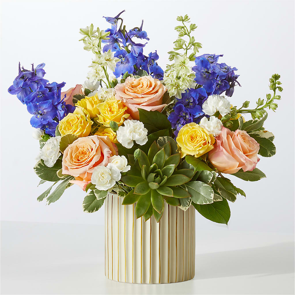Cobalt Reverie Bouquet – ROCKY'S FLOWERS, West Terre Haute IN