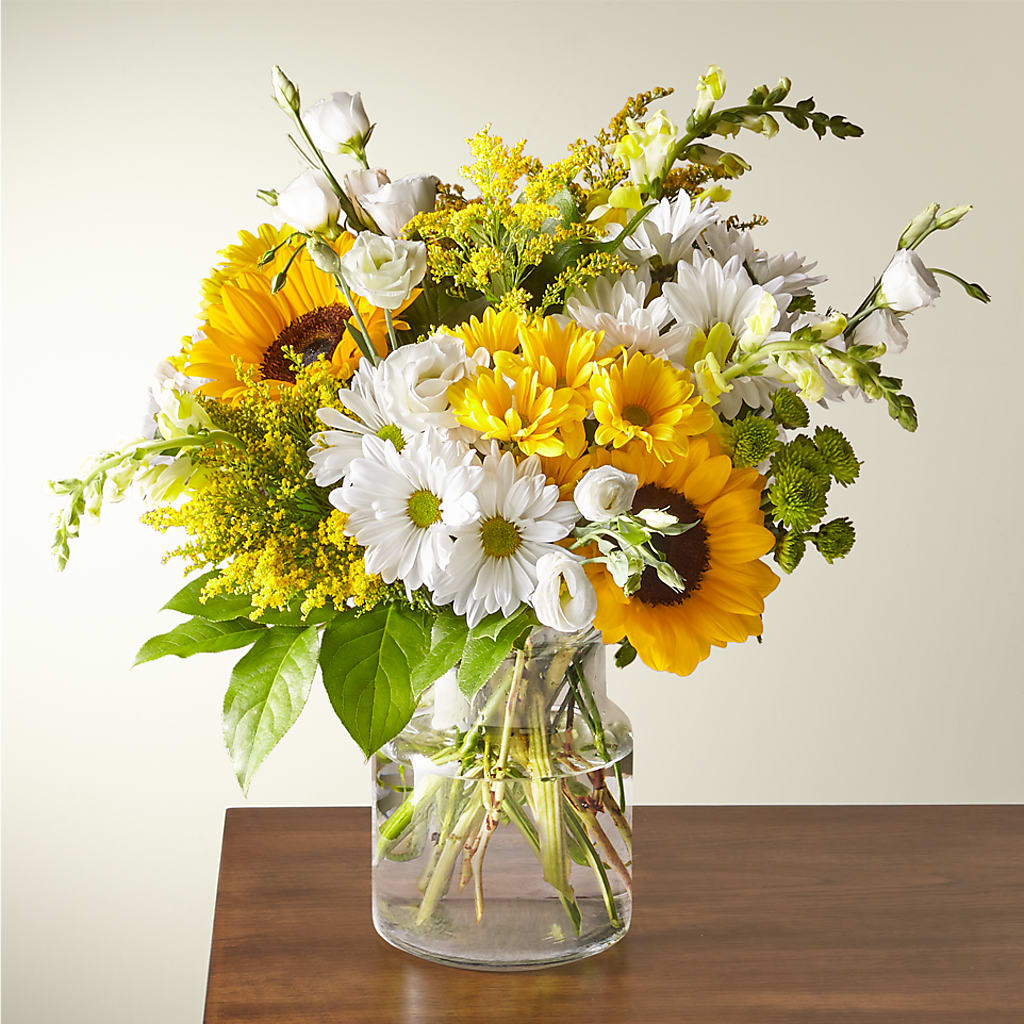 Hello Sunshine Bouquet – ROCKY'S FLOWERS, West Terre Haute IN