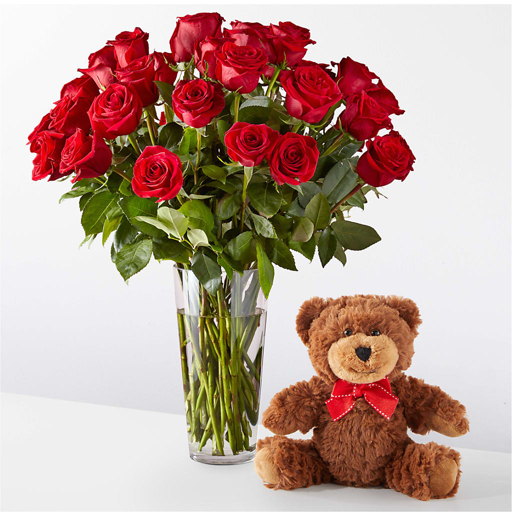Romantic Long Stem Red Rose Bouquet Bundles – ROCKY'S FLOWERS, West Terre Haute IN