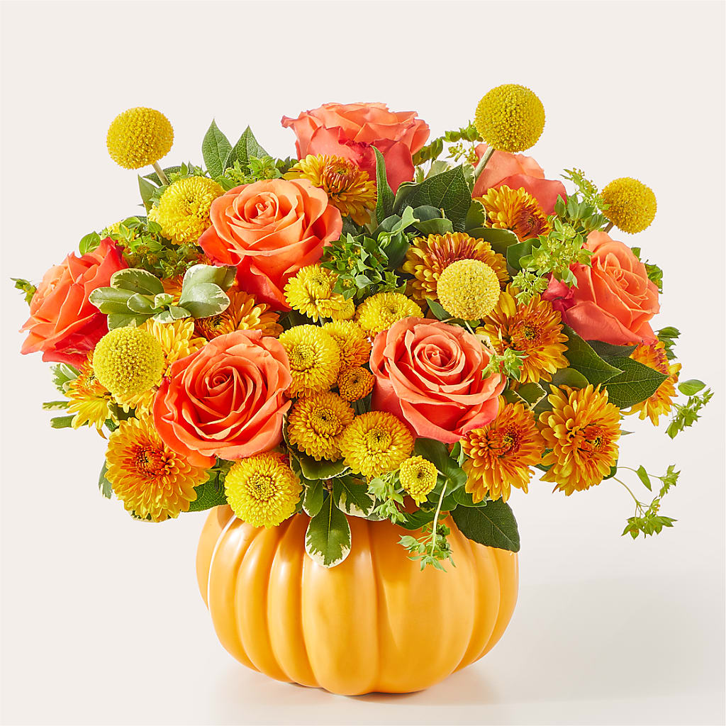 Gourdgeous Pumpkin – ROCKY'S FLOWERS, West Terre Haute IN