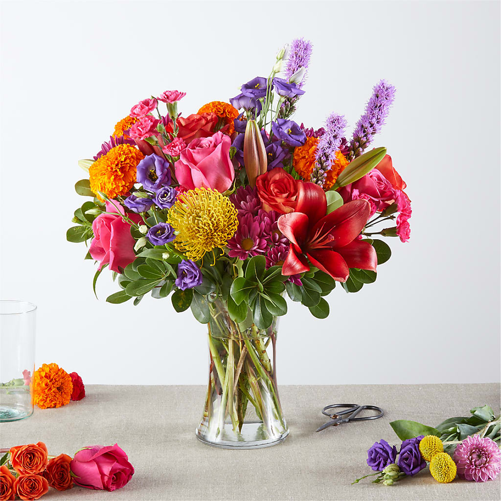 Feast of Color – A Florist Original – ROCKY'S FLOWERS, West Terre Haute IN