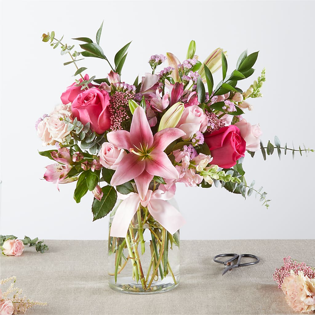 Pink Ribbon - A Florist Original – ROCKY'S FLOWERS, West Terre Haute IN