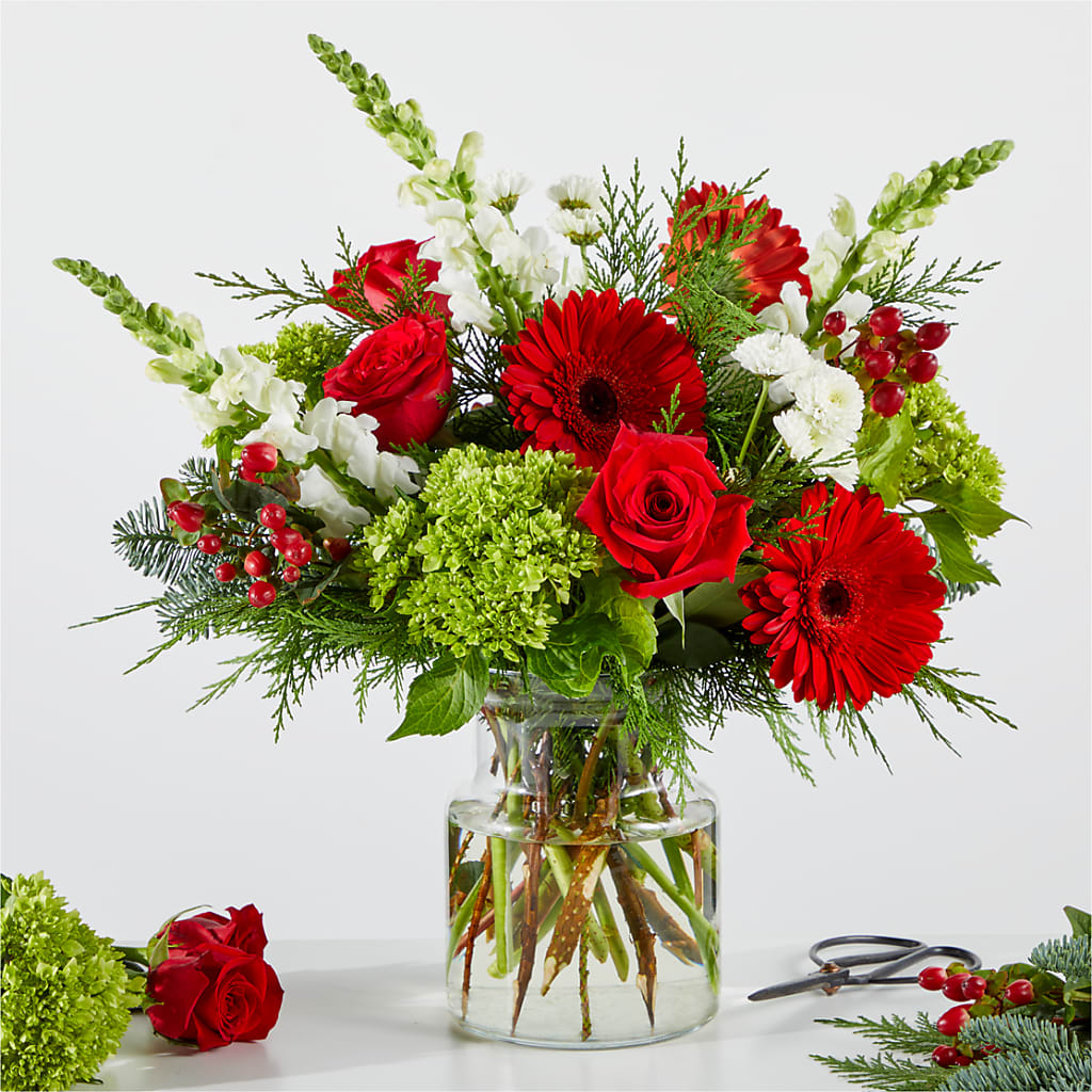 Merry Moment Bouquet – A Florist Original – ROCKY'S FLOWERS, West Terre Haute IN