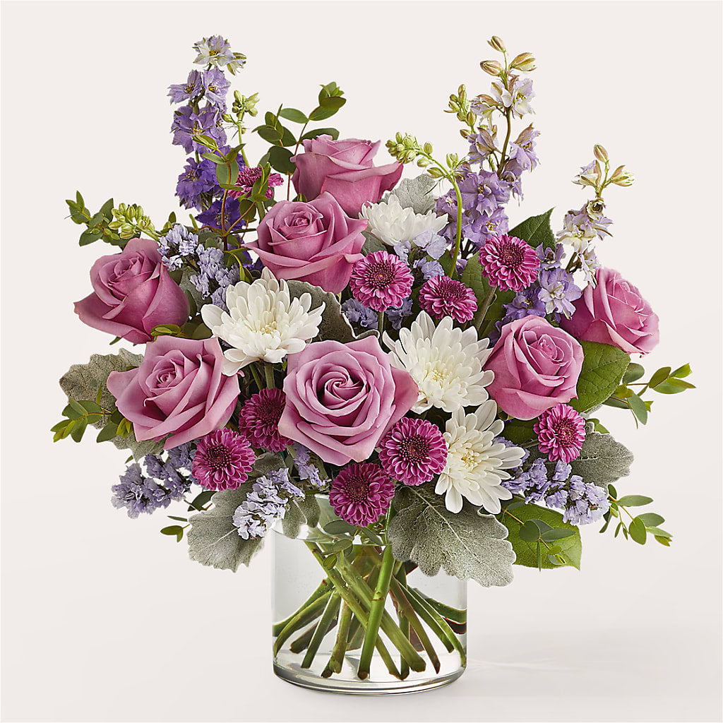 Violet Frost Bouquet – ROCKY'S FLOWERS, West Terre Haute IN