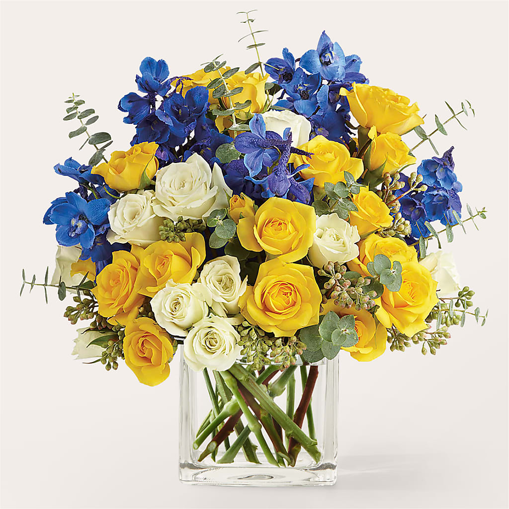 Sparkling Citrine Bouquet – ROCKY'S FLOWERS, West Terre Haute IN