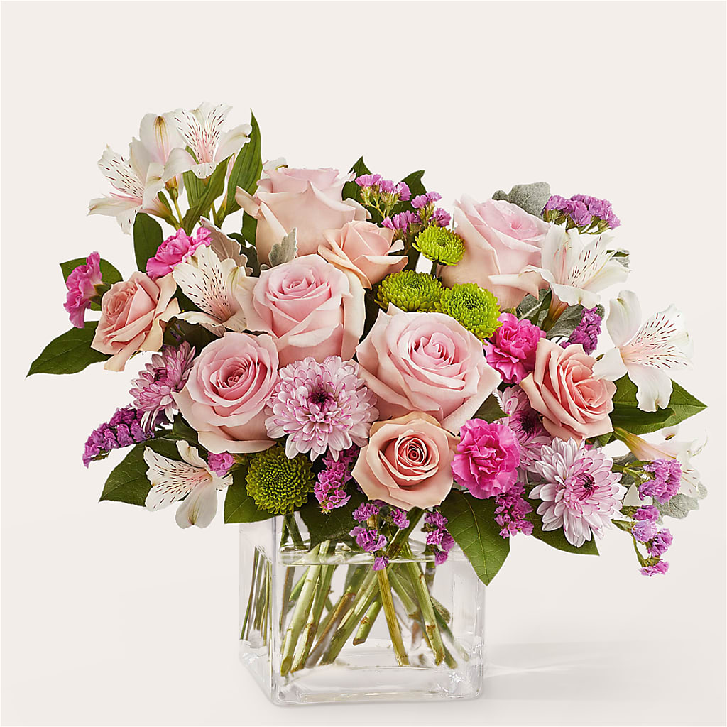 Pink Suede Bouquet – ROCKY'S FLOWERS, West Terre Haute IN