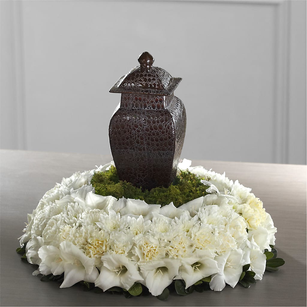 Encircling Grace Arrangement – ROCKY'S FLOWERS, West Terre Haute IN