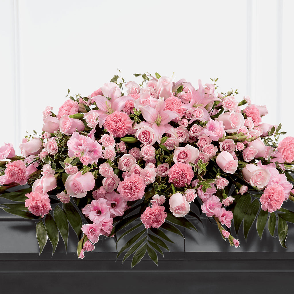 Garden of Comfort Casket Spray (Standard) – ROCKY'S FLOWERS, West Terre Haute IN