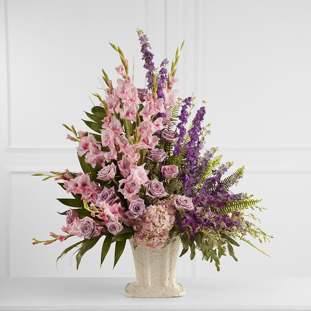 Flowing Garden Arrangement – ROCKY'S FLOWERS, West Terre Haute IN