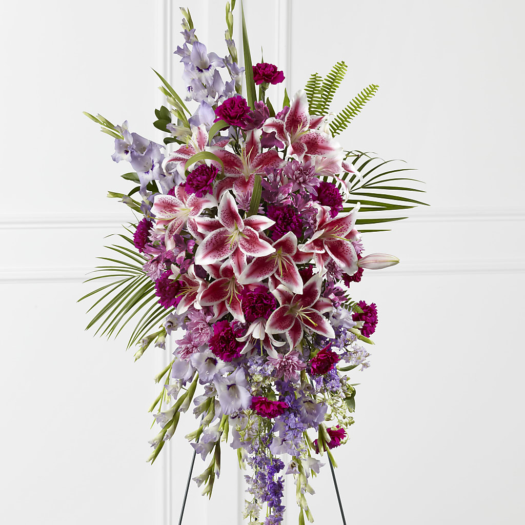 Tender Touch Standing Spray – ROCKY'S FLOWERS, West Terre Haute IN