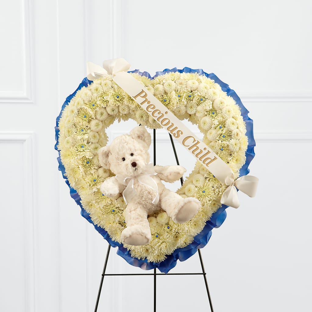 Precious Child Standing Heart – ROCKY'S FLOWERS, West Terre Haute IN