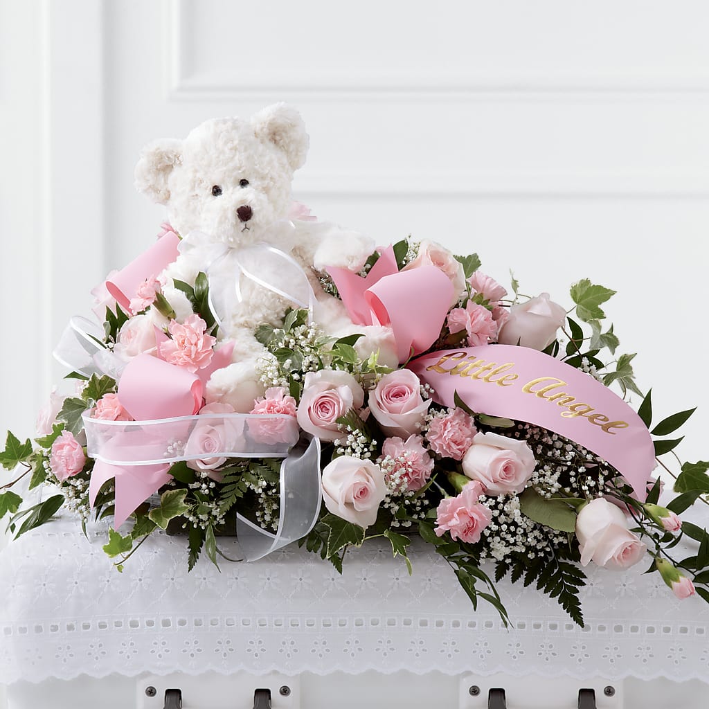 Touch of Sympathy Casket Spray – ROCKY'S FLOWERS, West Terre Haute IN