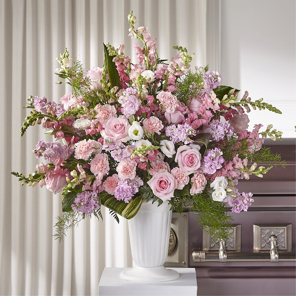 Divine Comfort Arrangement – ROCKY'S FLOWERS, West Terre Haute IN