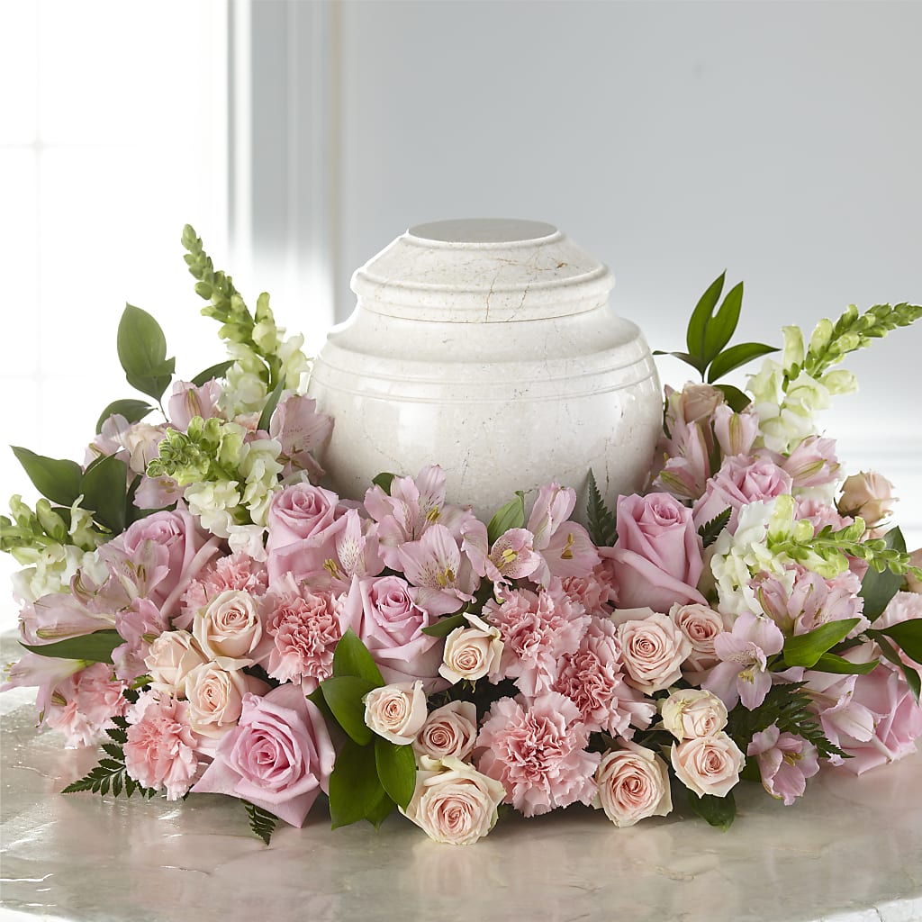 Blooms of Hope Cremation Adornment – ROCKY'S FLOWERS, West Terre Haute IN