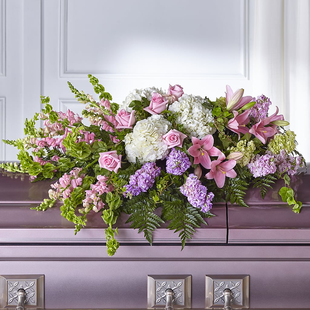 Life's Gratitude Casket Spray – ROCKY'S FLOWERS, West Terre Haute IN