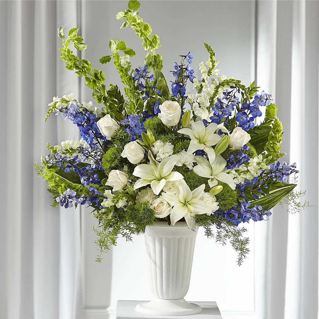 Heartfelt Hope Arrangement – ROCKY'S FLOWERS, West Terre Haute IN
