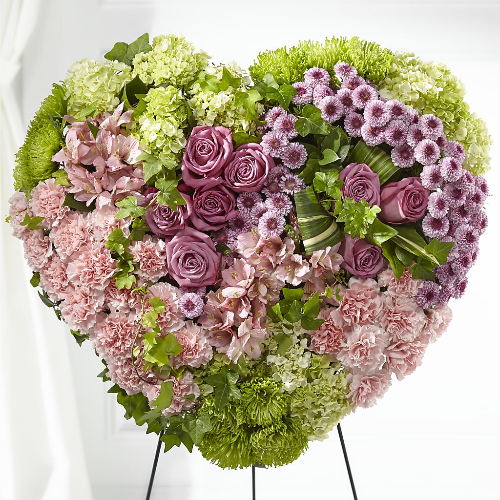 Heartwarming Standing Heart – ROCKY'S FLOWERS, West Terre Haute IN