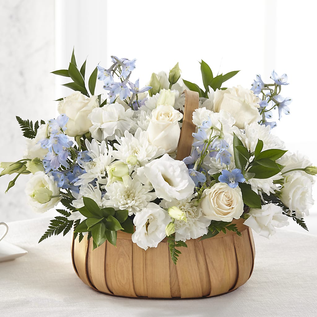 Sincerely Heartfelt Basket – ROCKY'S FLOWERS, West Terre Haute IN