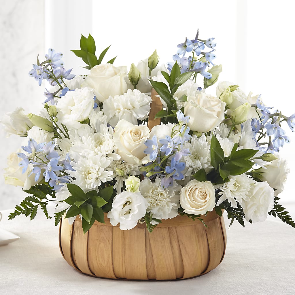 Sincerely Heartfelt Basket – ROCKY'S FLOWERS, West Terre Haute IN