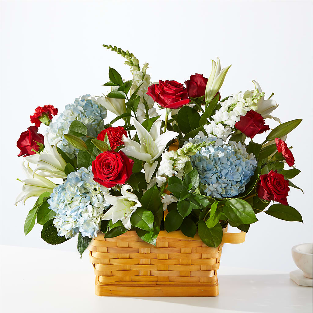 Greater Glory Basket – ROCKY'S FLOWERS, West Terre Haute IN