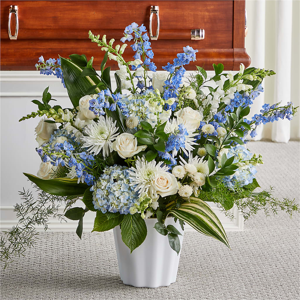 Everlasting Memories Floor Basket – ROCKY'S FLOWERS, West Terre Haute IN