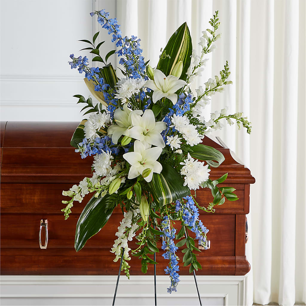 Eternal Impressions Standing Spray – ROCKY'S FLOWERS, West Terre Haute IN