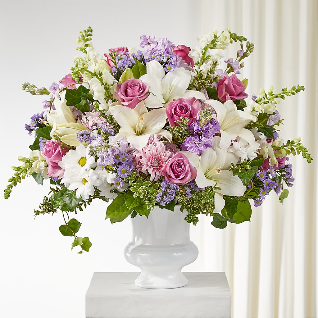 Remarkable Life Urn Arrangement – ROCKY'S FLOWERS, West Terre Haute IN