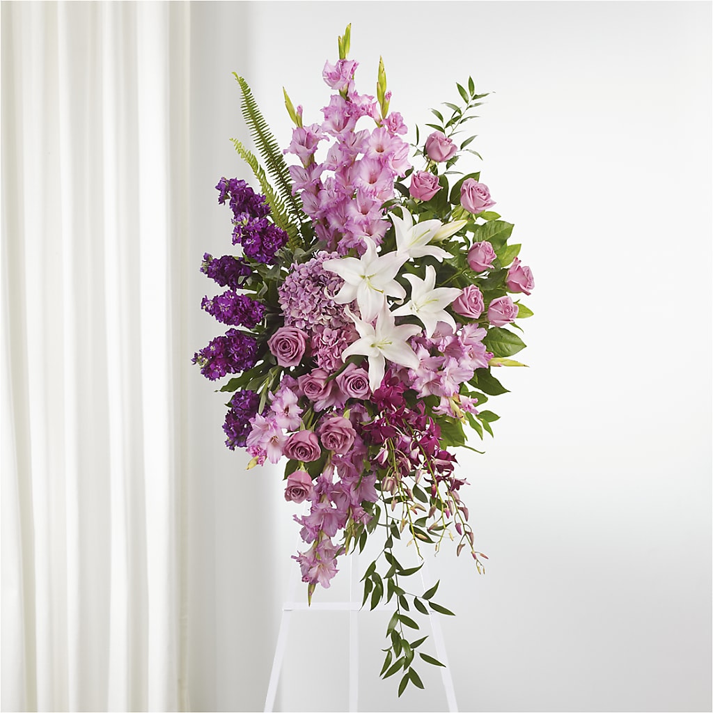 Never Alone Standing Spray – ROCKY'S FLOWERS, West Terre Haute IN