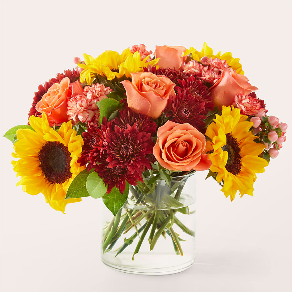 September Sunset Bouquet – ROCKY'S FLOWERS, West Terre Haute IN
