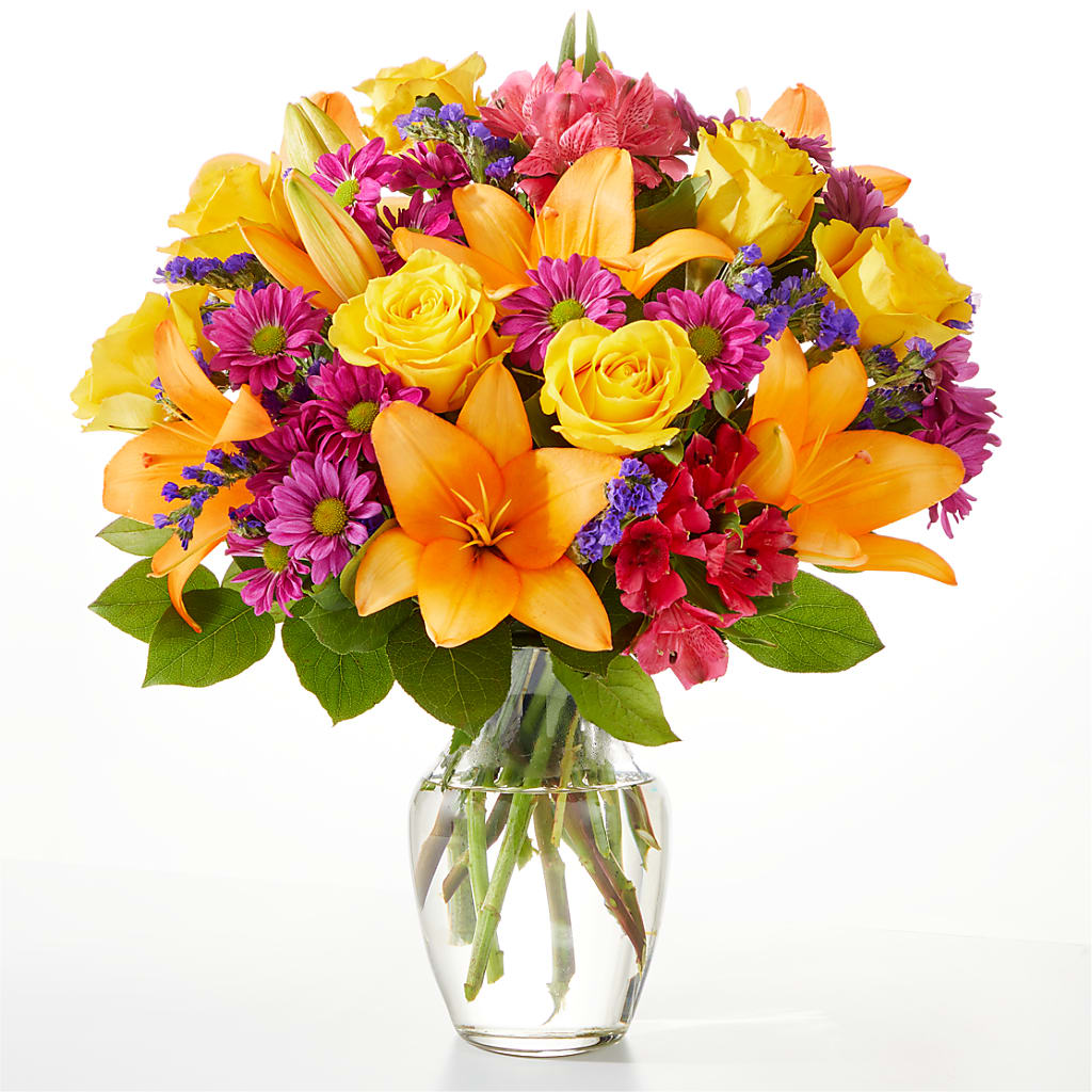 Colorful Visions Bouquet – ROCKY'S FLOWERS, West Terre Haute IN