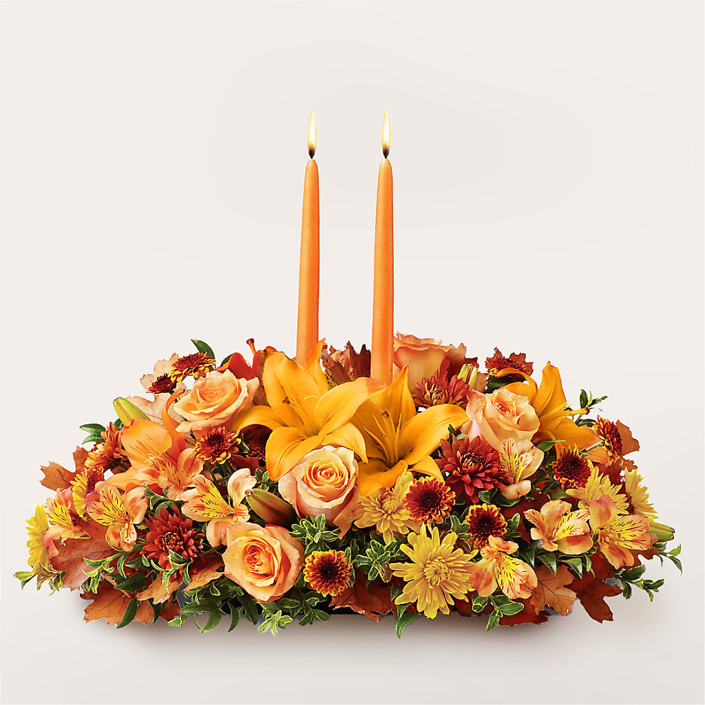 Traditions Centerpiece – ROCKY'S FLOWERS, West Terre Haute IN