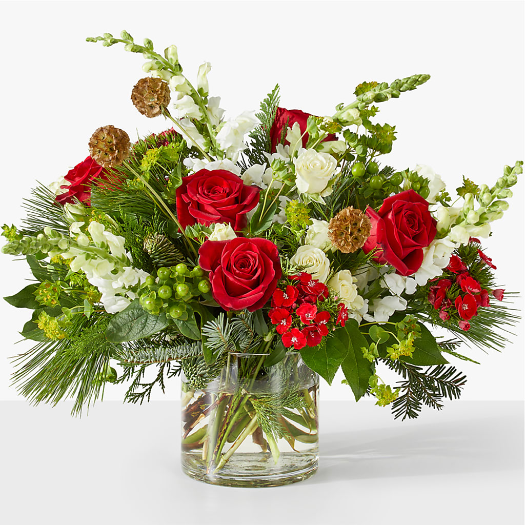 Deck the Halls Bouquet – ROCKY'S FLOWERS, West Terre Haute IN