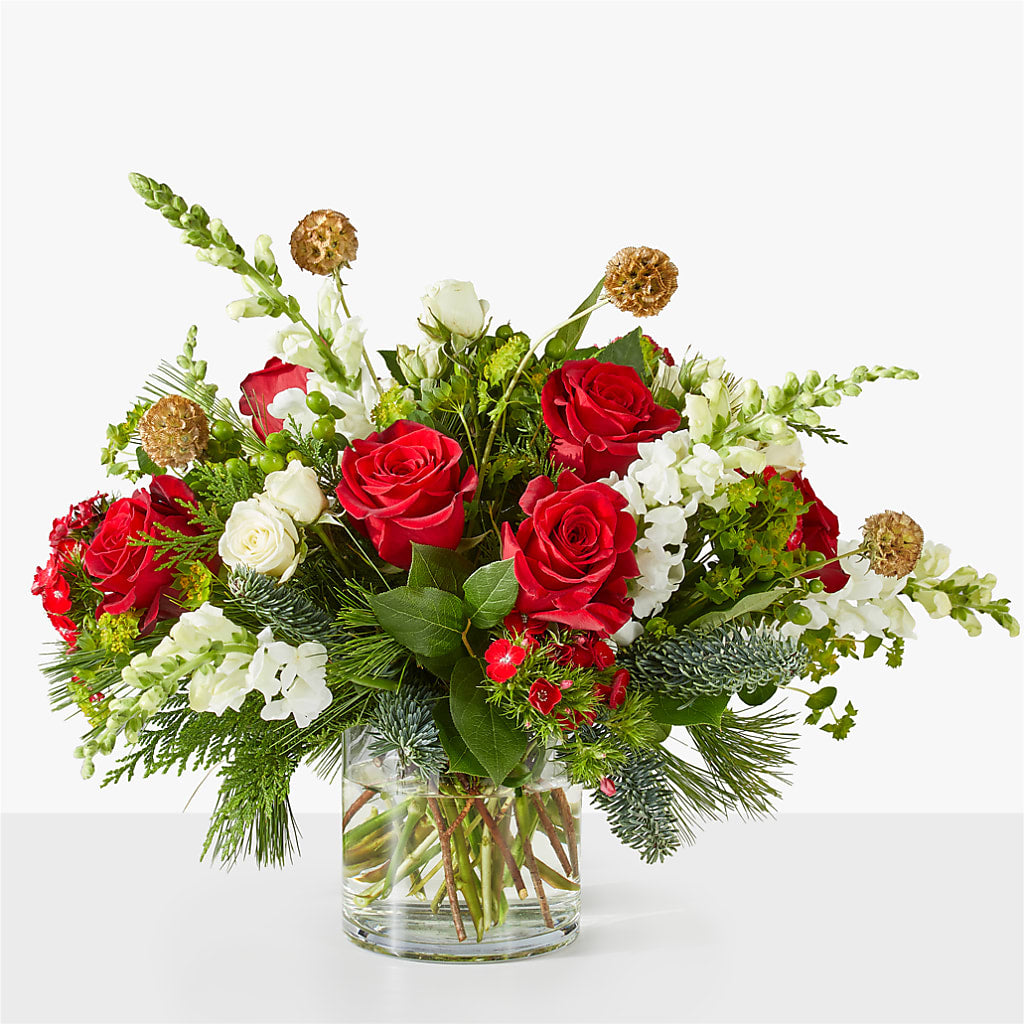 Deck the Halls Bouquet – ROCKY'S FLOWERS, West Terre Haute IN