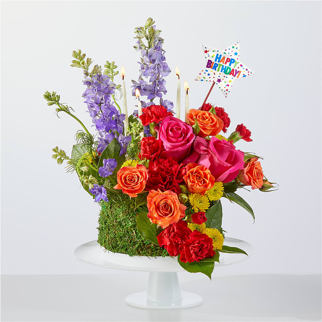 Best Year Yet Floral Cake – ROCKY'S FLOWERS, West Terre Haute IN