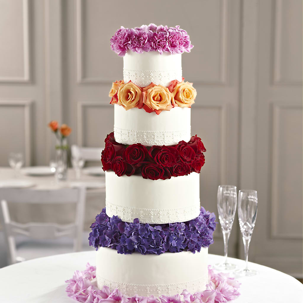 Infinite Love Cake Décor – ROCKY'S FLOWERS, West Terre Haute IN