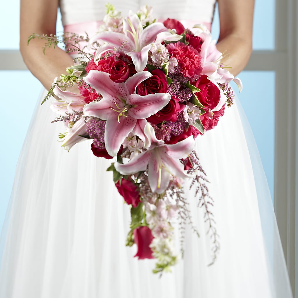 Lily & Rose Bouquet – ROCKY'S FLOWERS, West Terre Haute IN