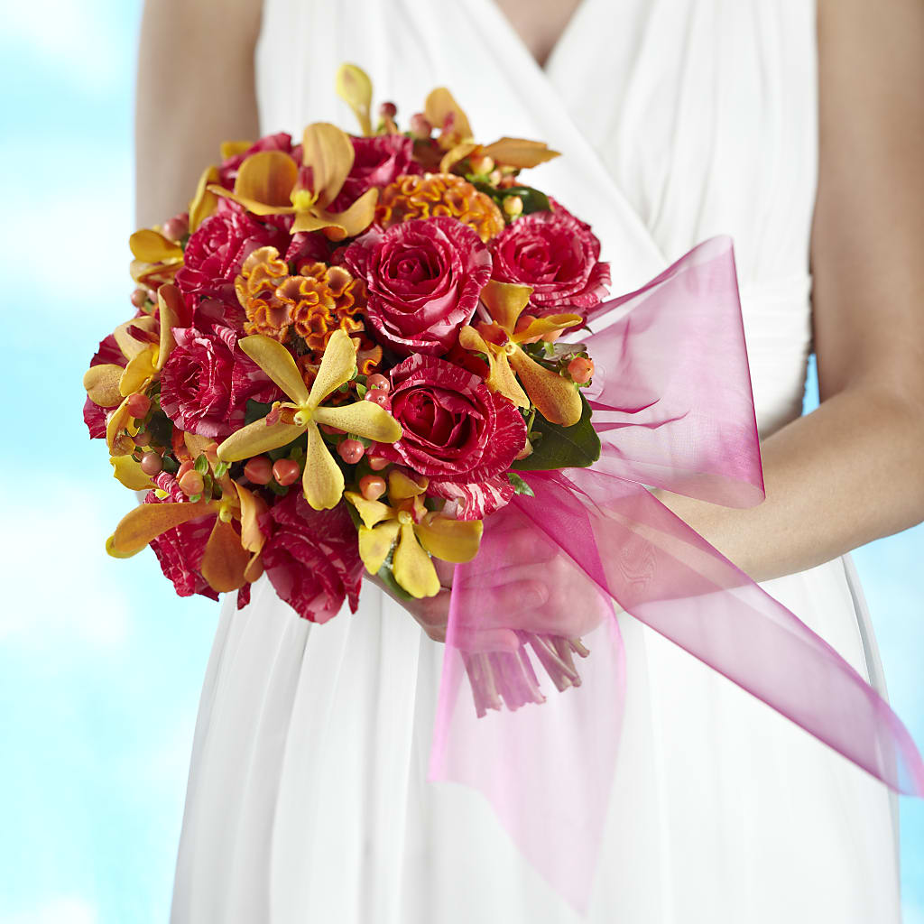 Brilliant Shades of Love Bouquet – ROCKY'S FLOWERS, West Terre Haute IN