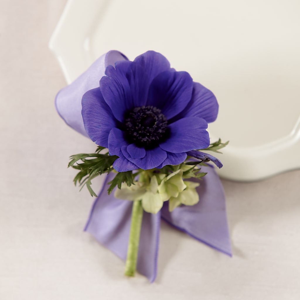 Purple Passion Boutonniere – ROCKY'S FLOWERS, West Terre Haute IN