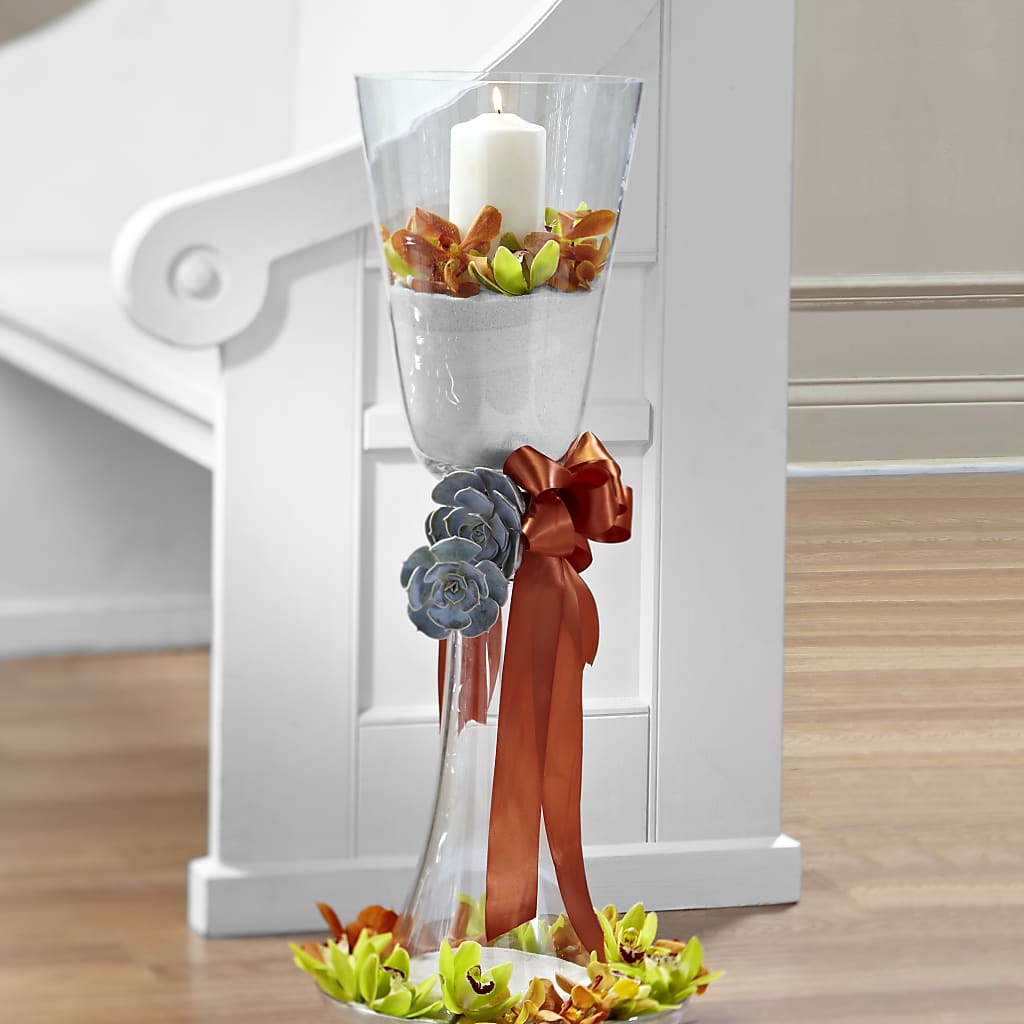 Matrimony Pew Decor – ROCKY'S FLOWERS, West Terre Haute IN