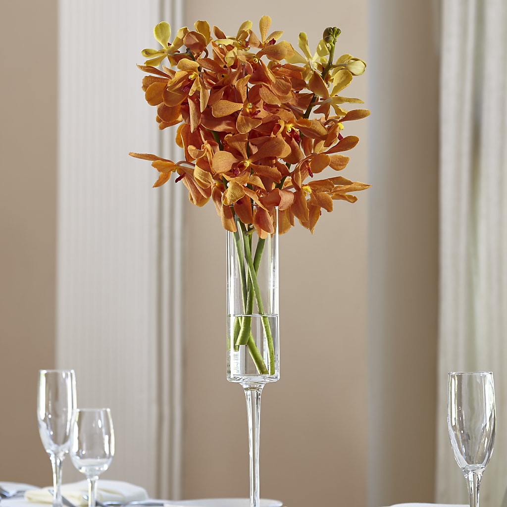 Orange Mokara Bouquet – ROCKY'S FLOWERS, West Terre Haute IN