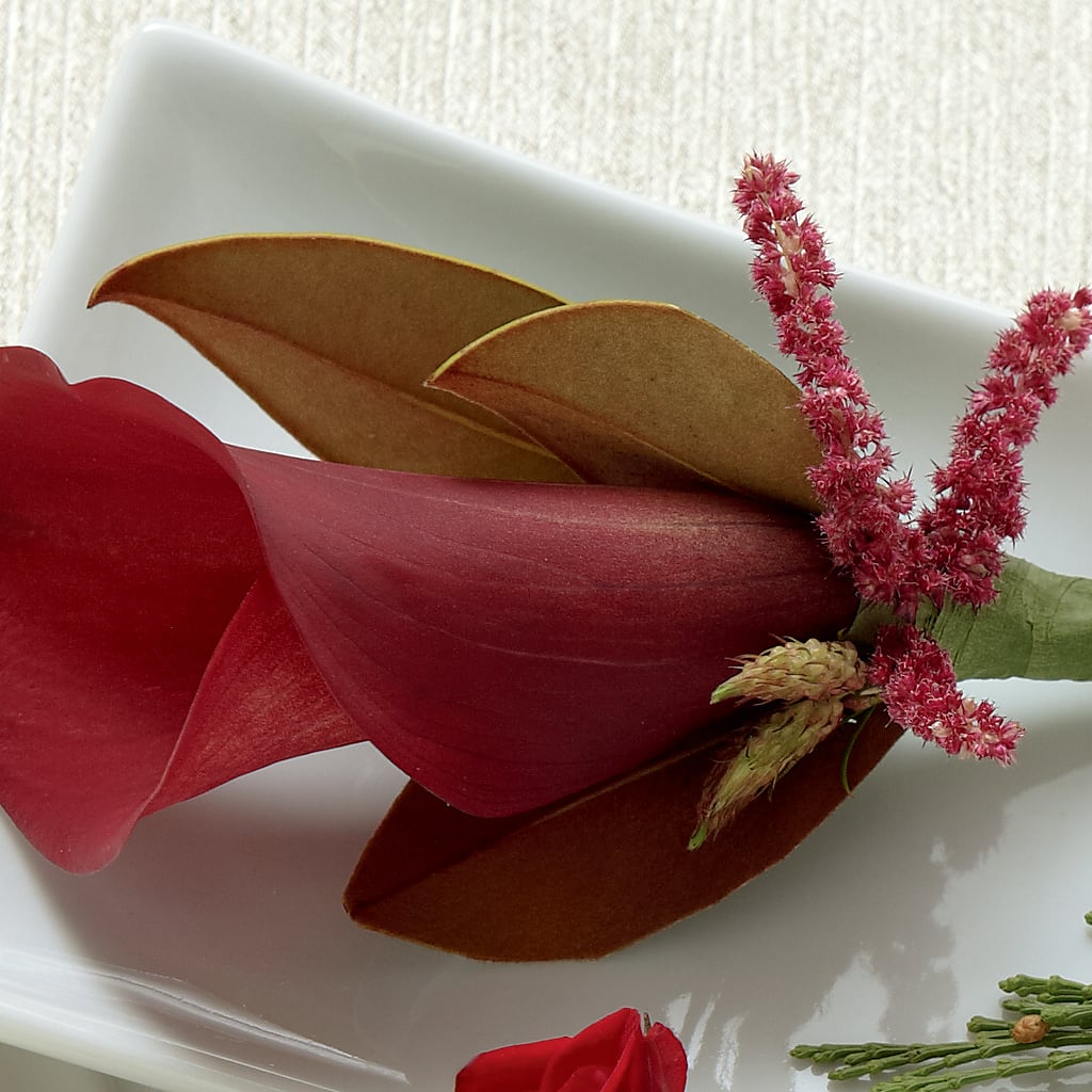Red Calla Boutonniere – ROCKY'S FLOWERS, West Terre Haute IN