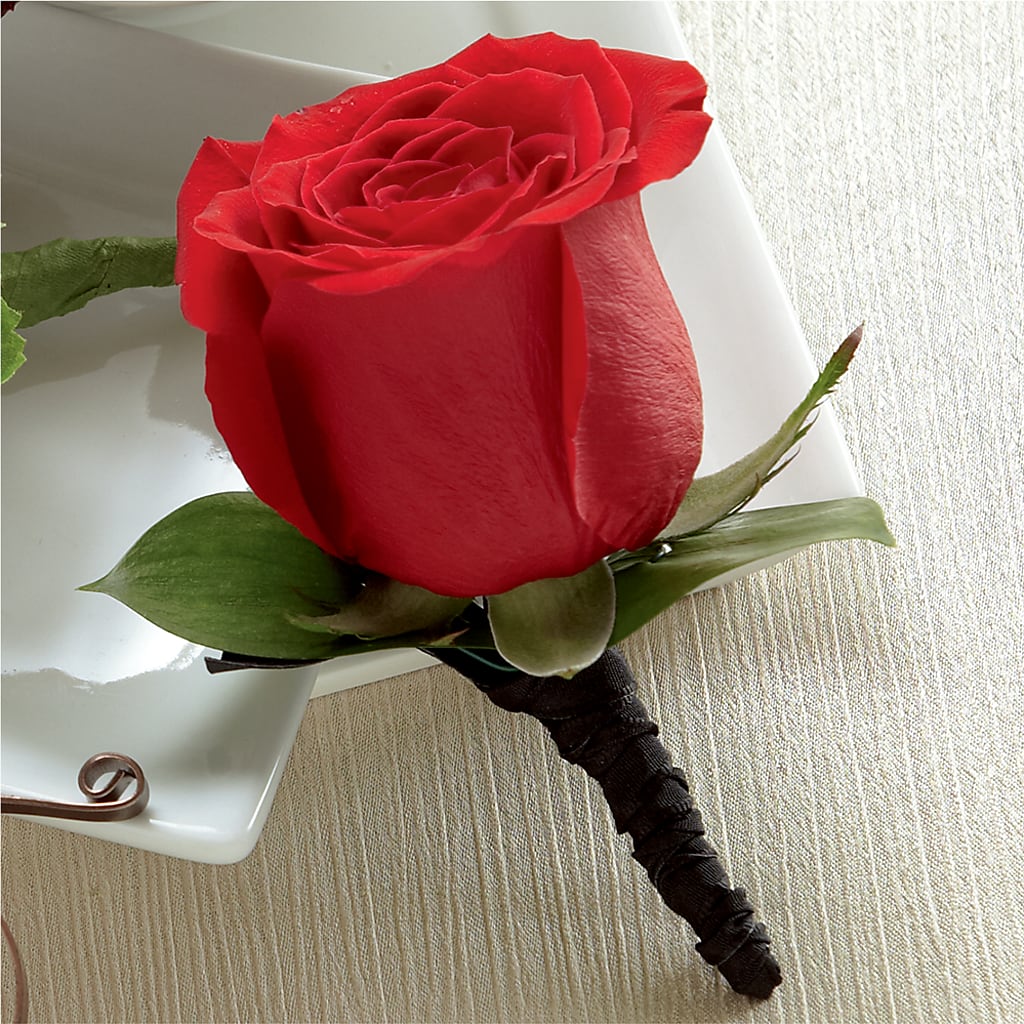 Red Rose Boutonniere – ROCKY'S FLOWERS, West Terre Haute IN