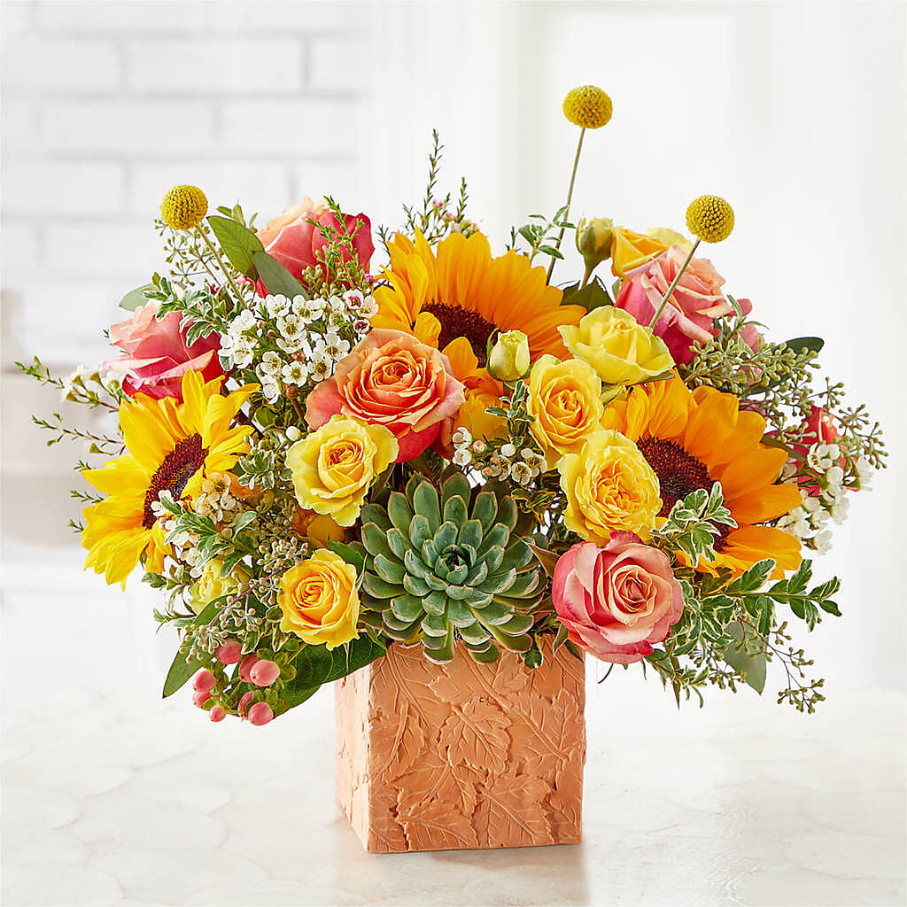 Sunflower Season Bouquet – ROCKY'S FLOWERS, West Terre Haute IN