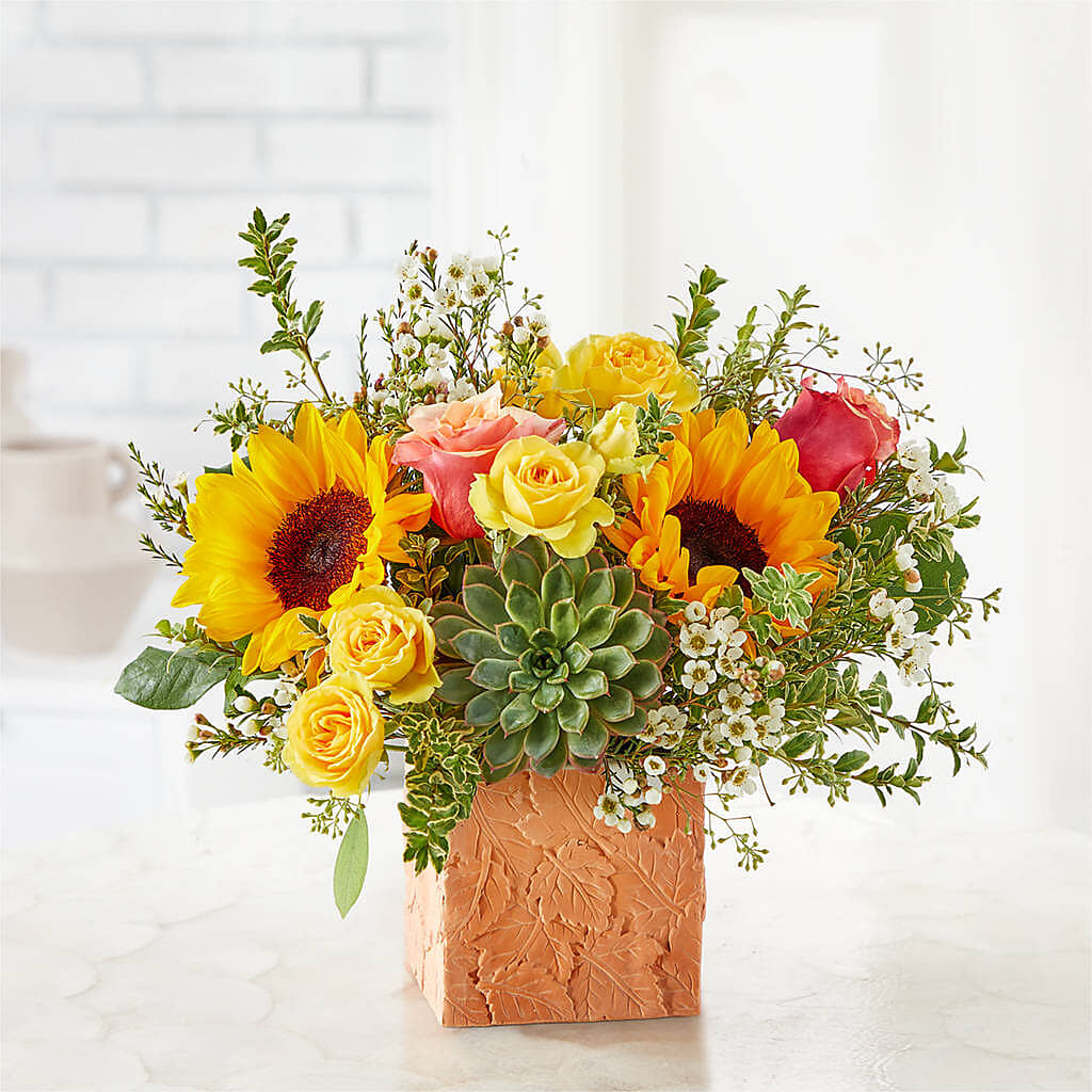 Sunflower Season Bouquet – ROCKY'S FLOWERS, West Terre Haute IN