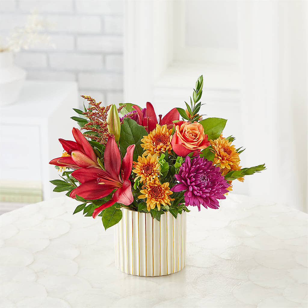 Burgundy Landscape Bouquet – ROCKY'S FLOWERS, West Terre Haute IN