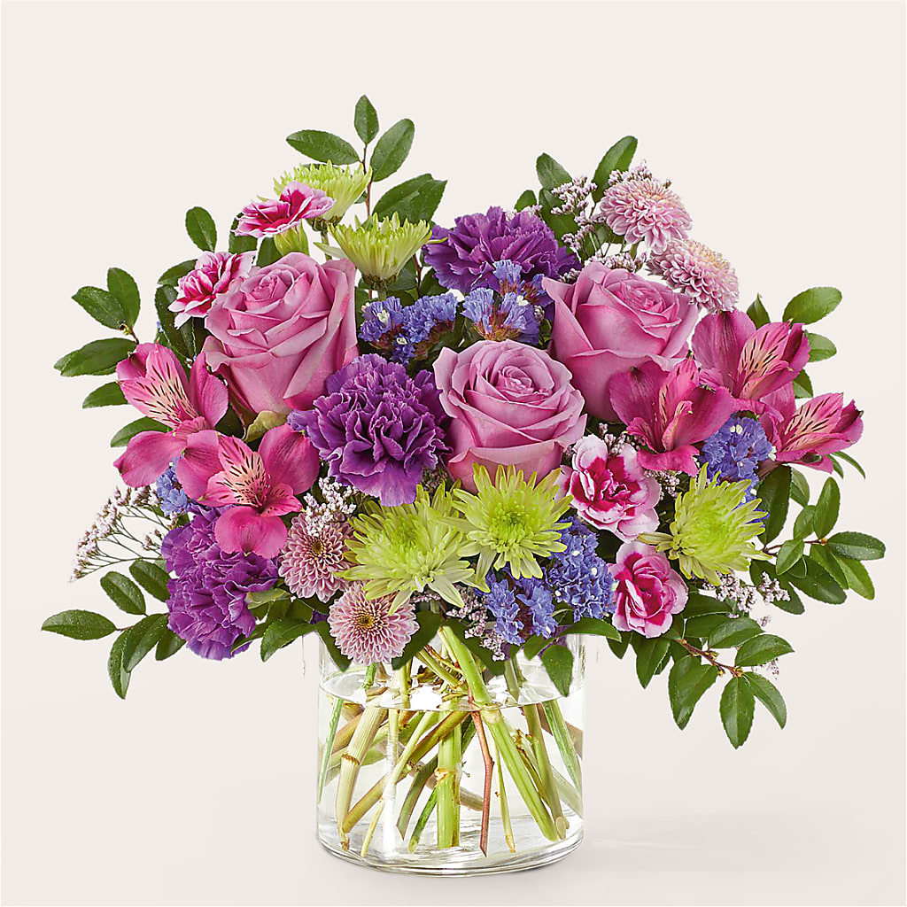 Glass Half Full Bouquet – ROCKY'S FLOWERS, West Terre Haute IN