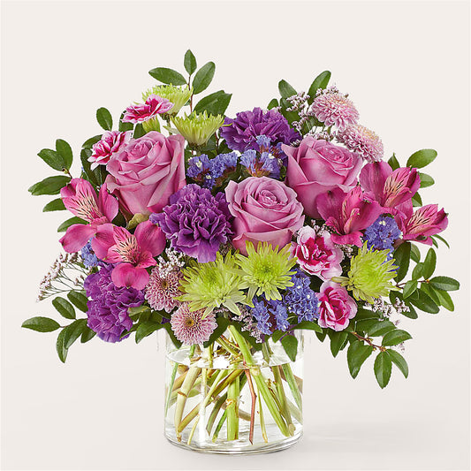 Glass Half Full Bouquet – ROCKY'S FLOWERS, West Terre Haute IN